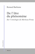 De l'être du phénomène